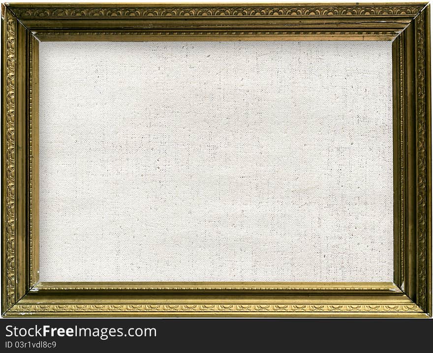 Canvas And Golden Frame