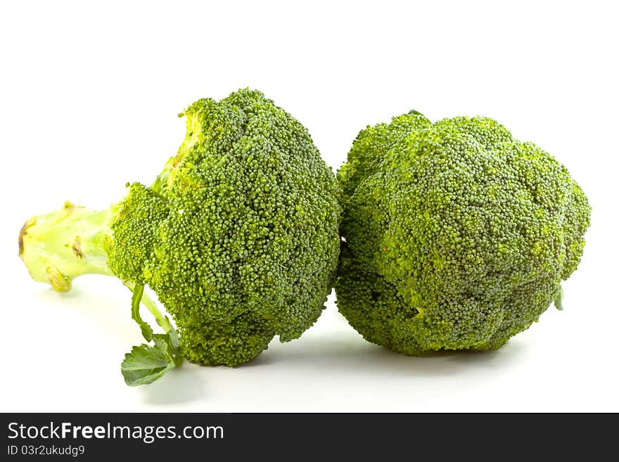 Fresh raw broccoli