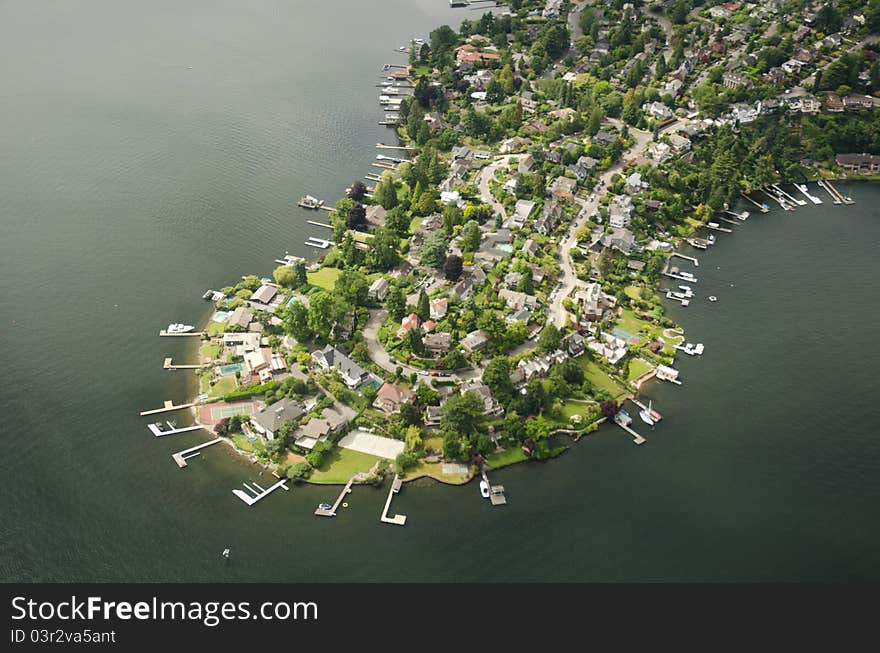 Webster Point from the Air