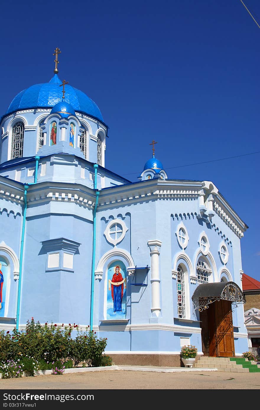 Old church of the 18th century. Saki. The Western Crimea. The Southern Ukraine. Old church of the 18th century. Saki. The Western Crimea. The Southern Ukraine.