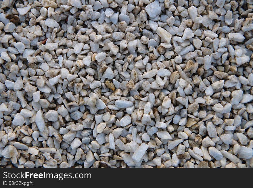 White and color stones for background.