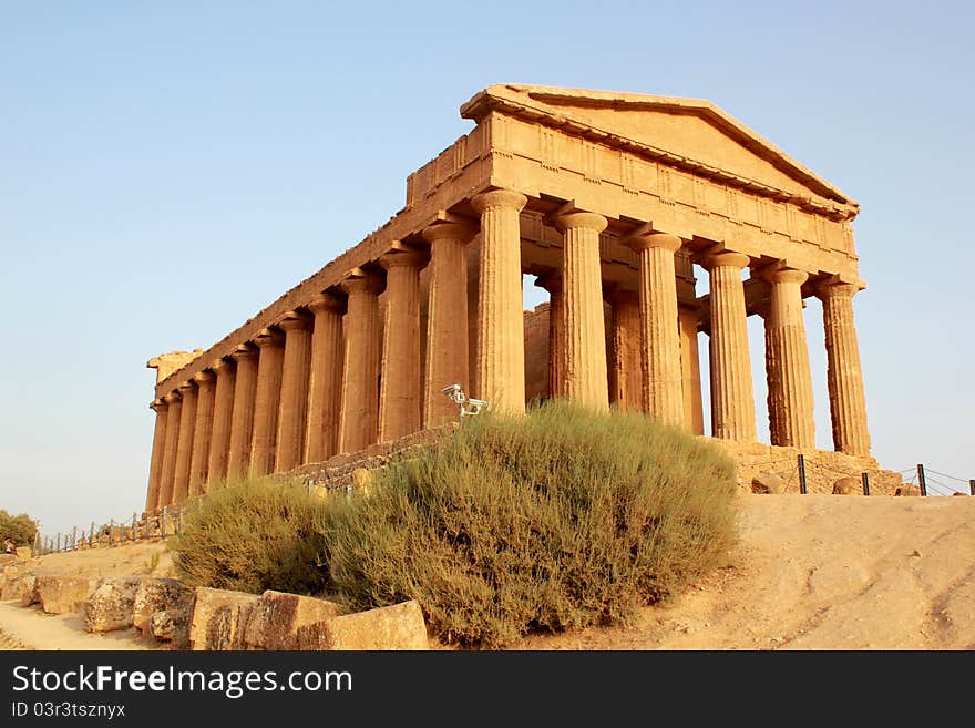 The Temple of Concord at the Valley of the Temples