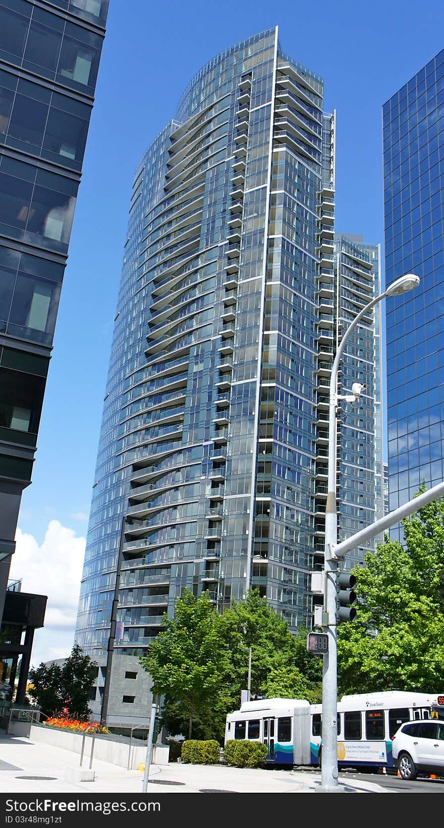 Modern Tower In Bellevue, Washington