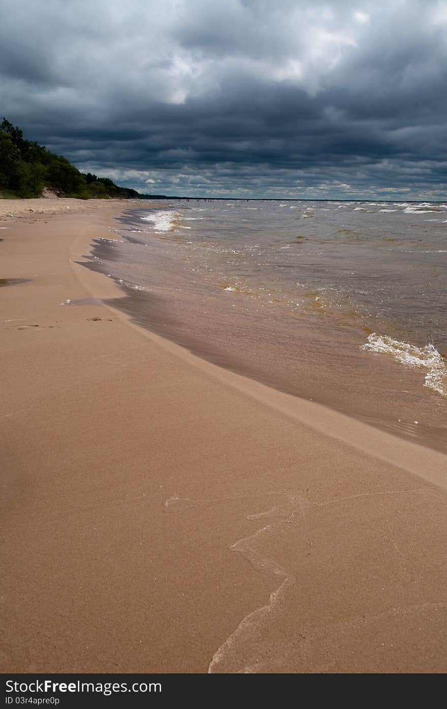 Lake shore in Estonia