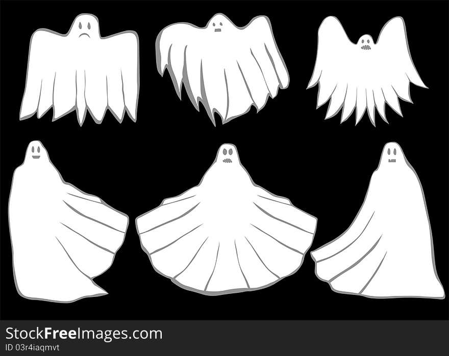 This is a illustration of ghosts.