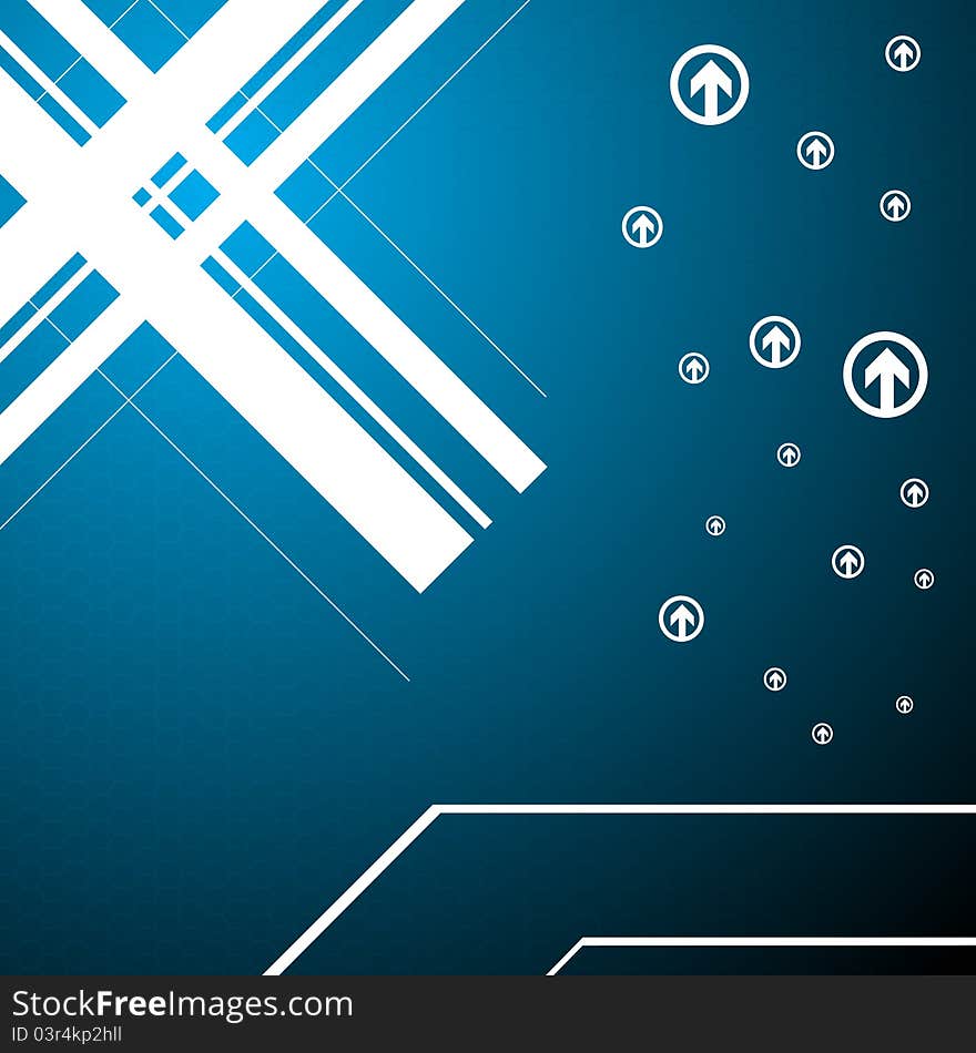 Abstract Blue Background