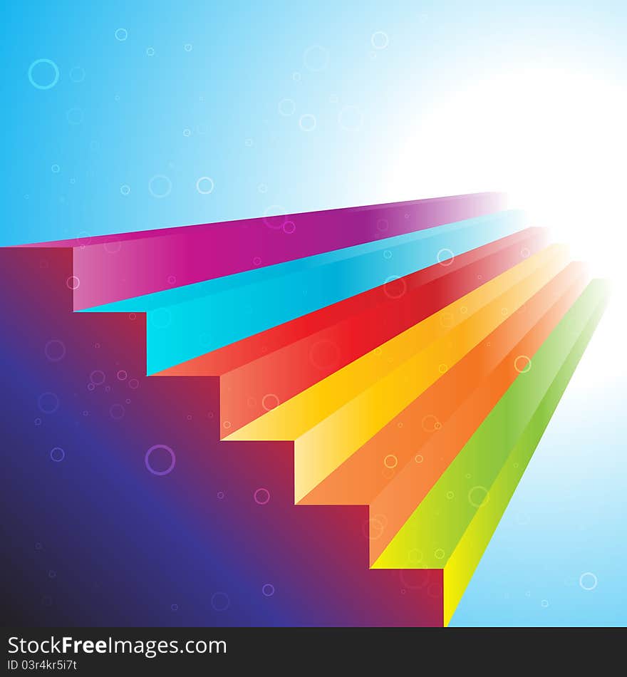 Abstract Rainbow Background