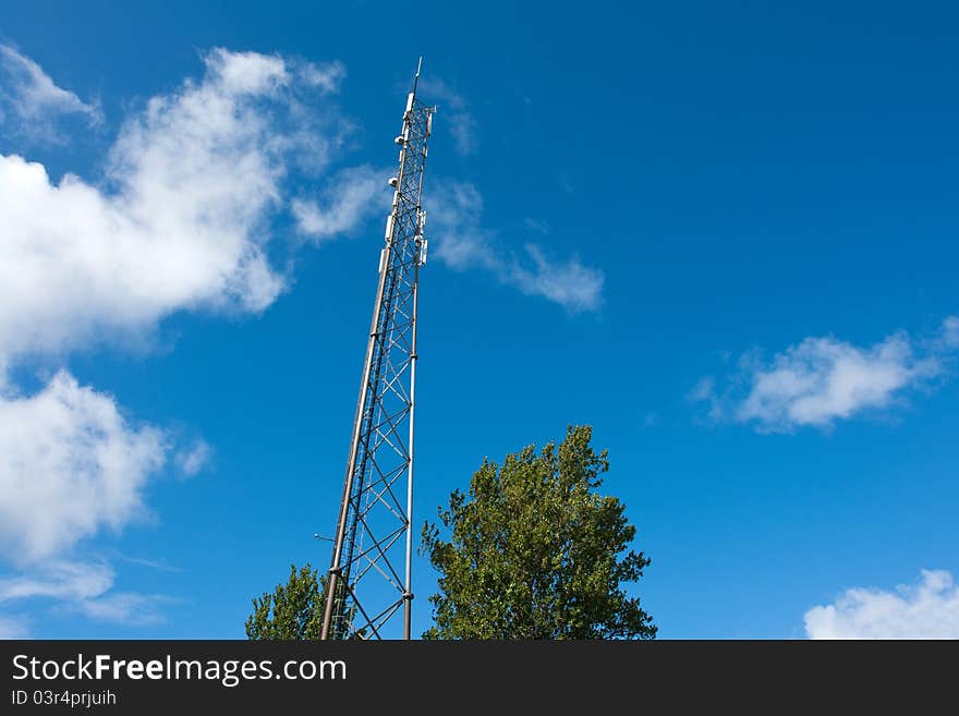 Telecommunication communication antenna tower mast