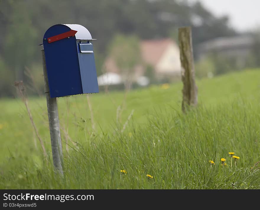 Postbox In A Field