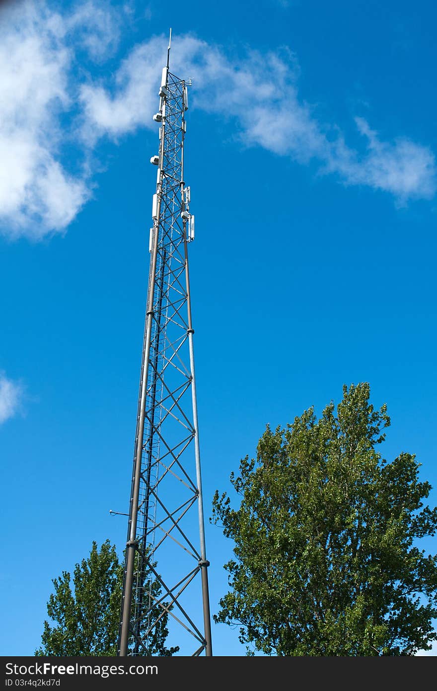 Telecommunication communication antenna tower mast