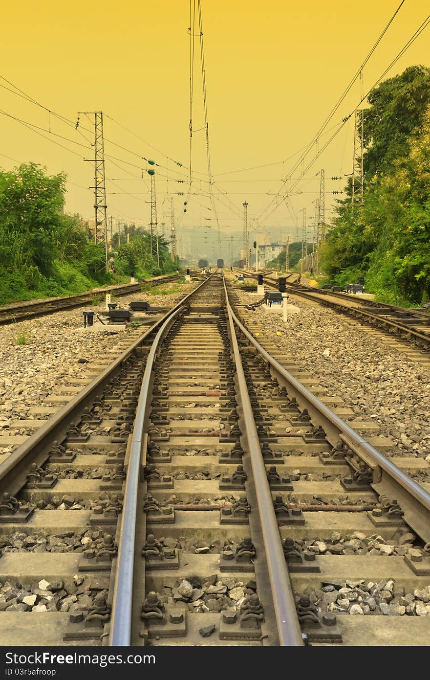 Antiquity railway in Southeast China