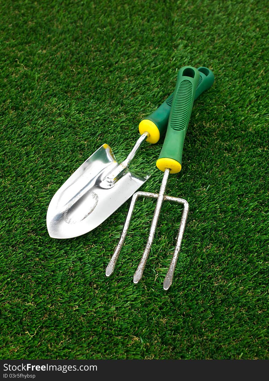 A watering can against a white background