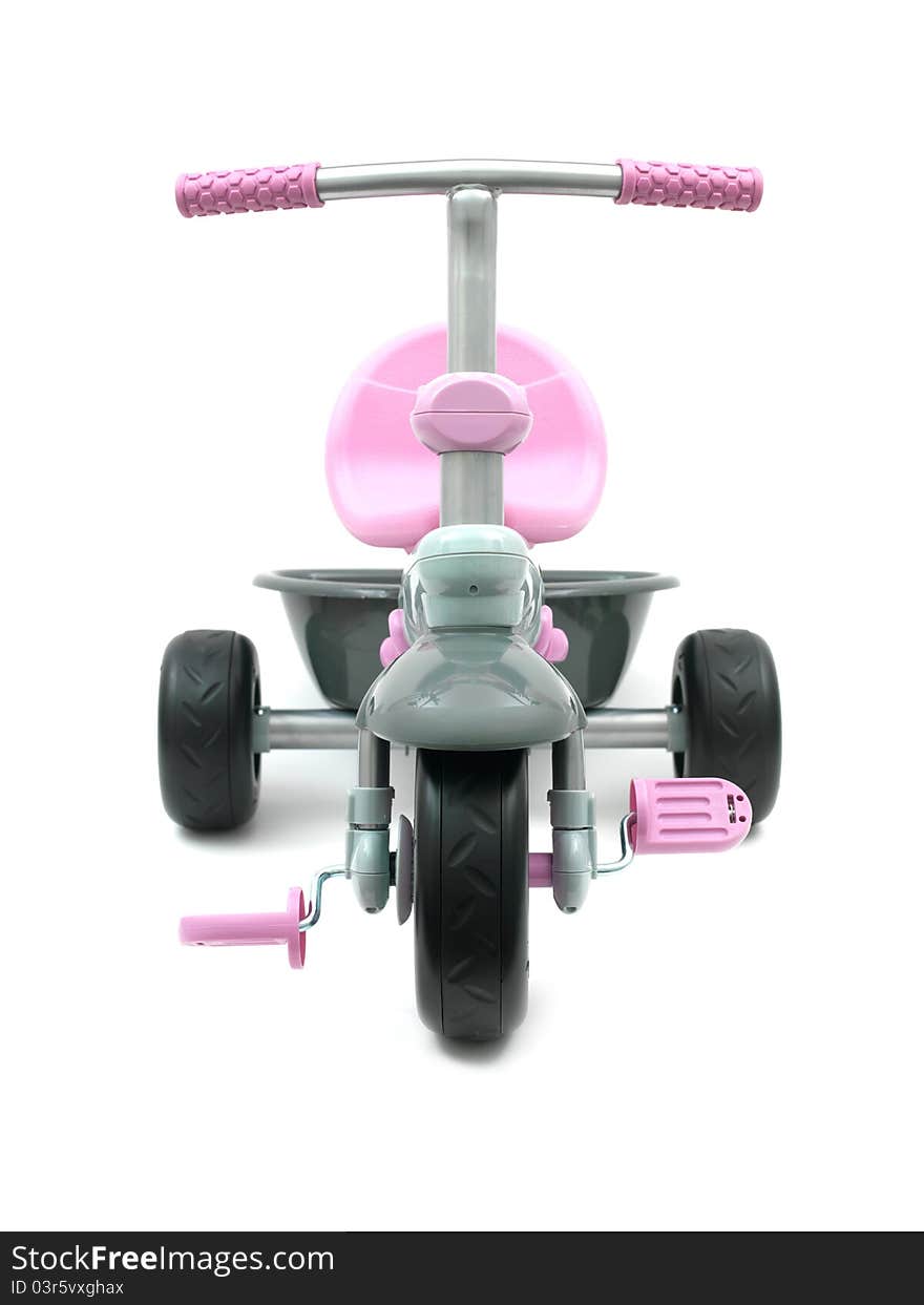 A trike against a white background