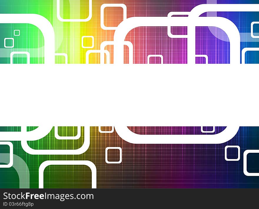 Abstract Fresh Banner of modern multicolor illustrated background. Abstract Fresh Banner of modern multicolor illustrated background