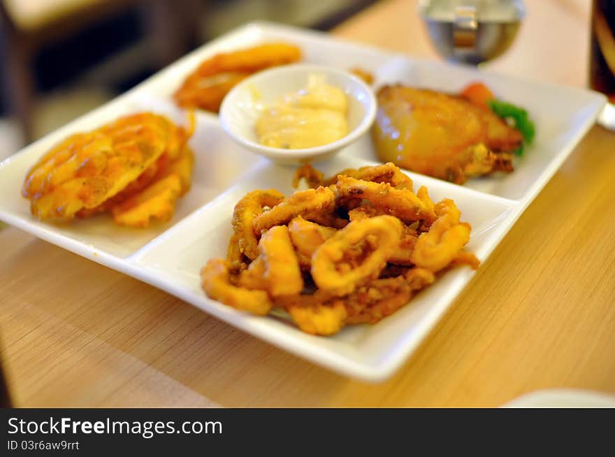 Fried Squid Rings