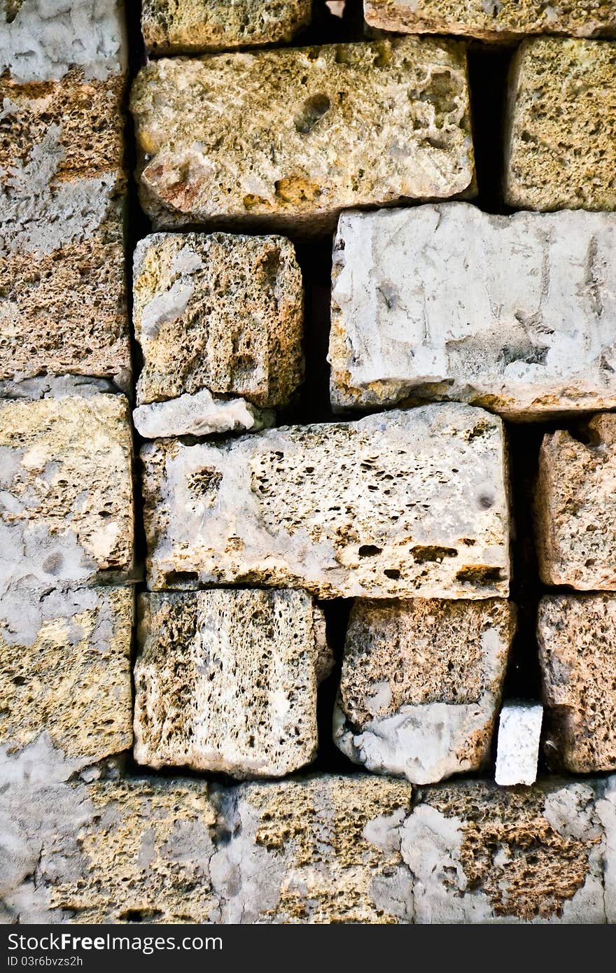 Abstract background with old brick wall. Abstract background with old brick wall