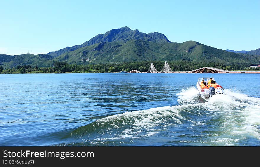 Landscape of lake