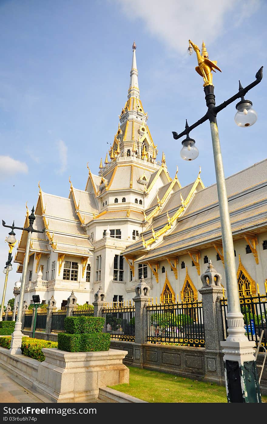 Wat sothorn cha cheng sao Thailand