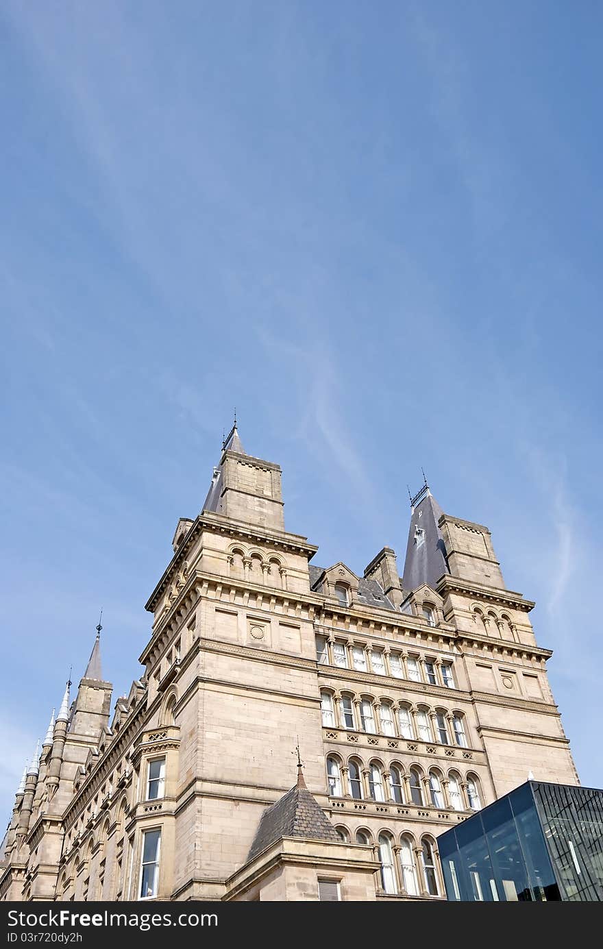 Towering Victorian Building