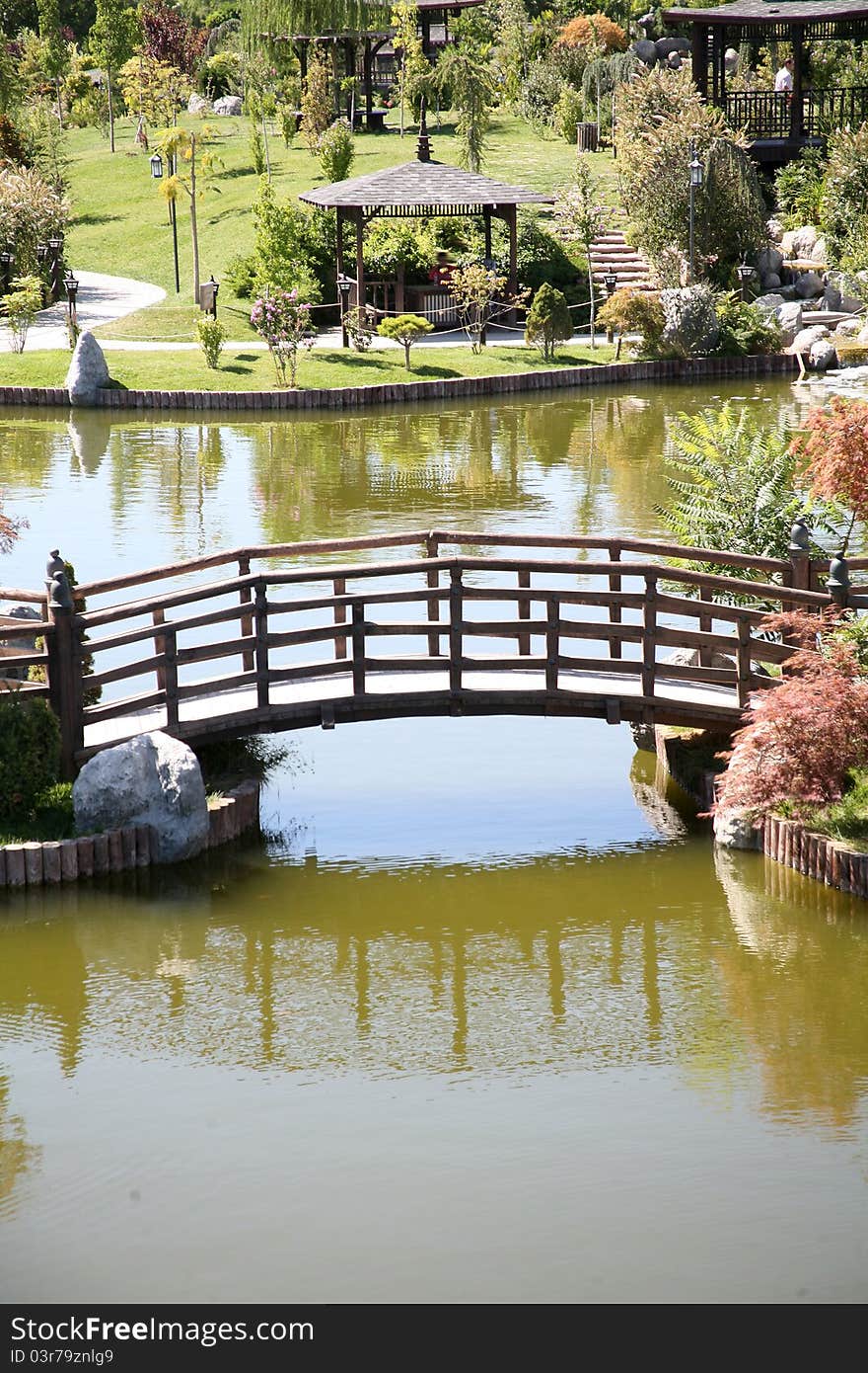 Japanese architecture and natural beauty