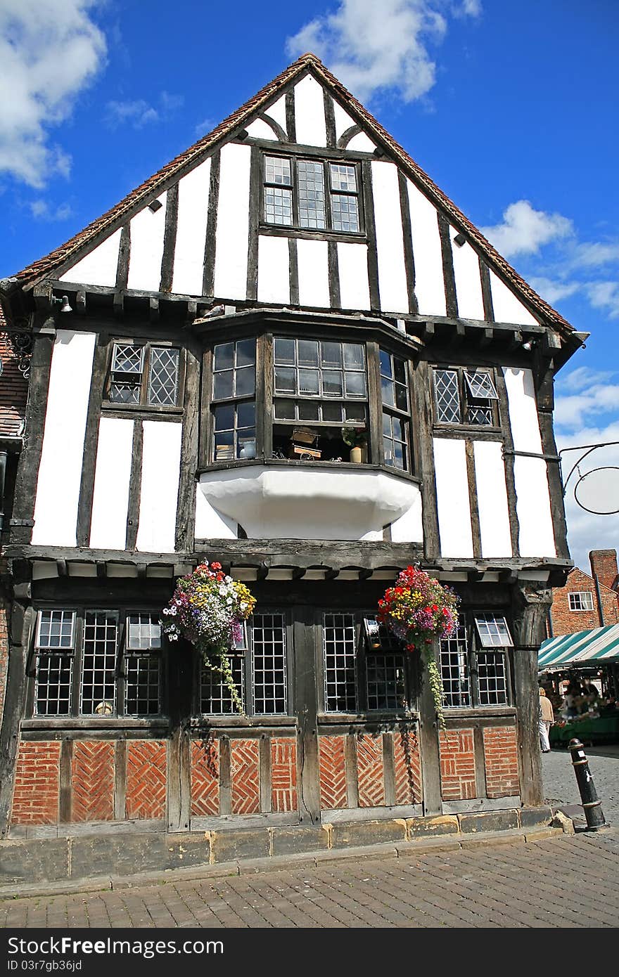 Cute English building in York, UK