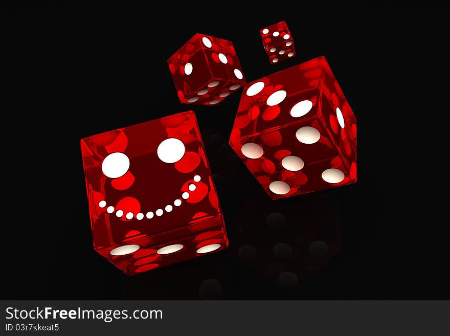 Four Red Dice