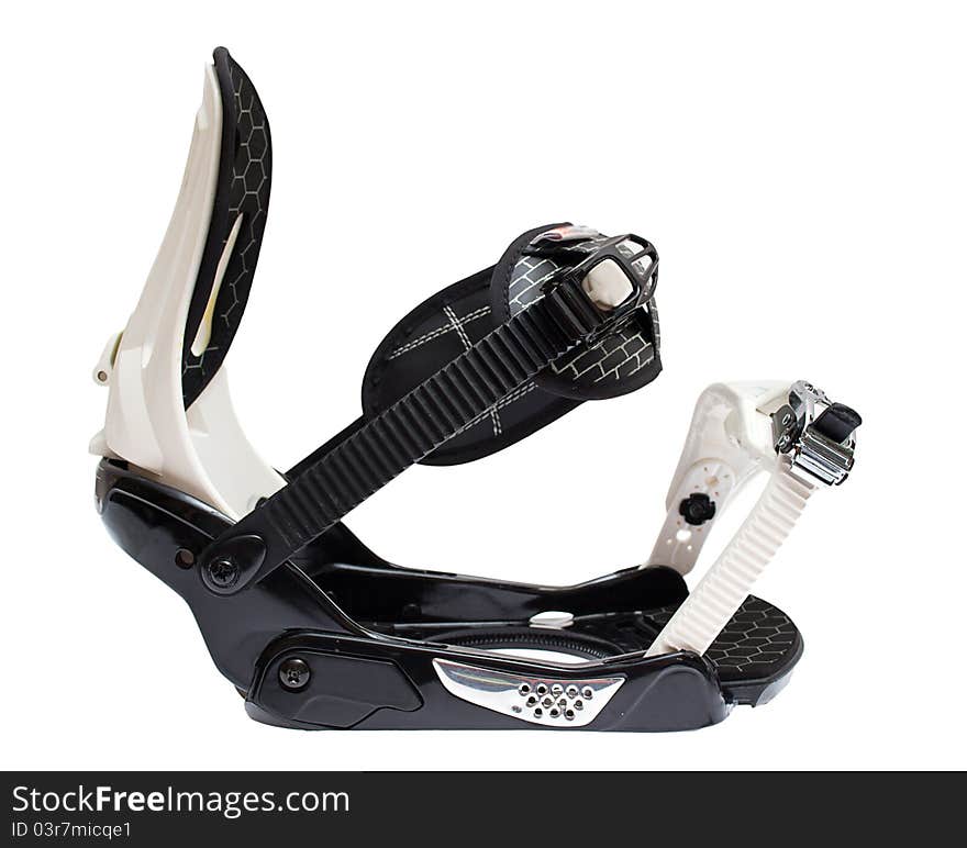 Snowboard binding isolated