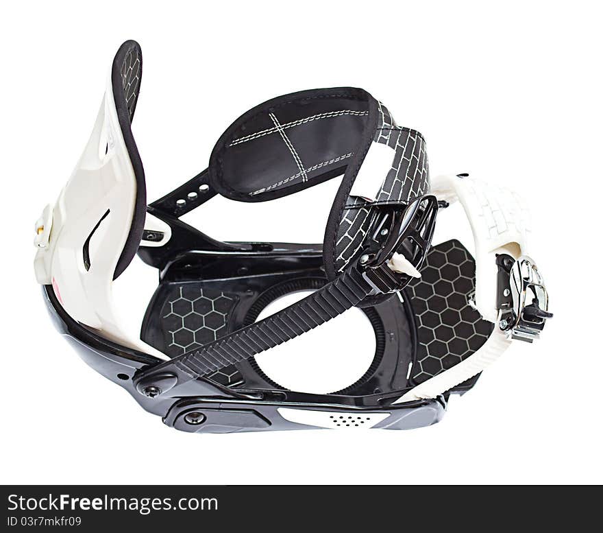 Snowboard binding isolated