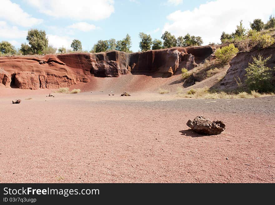 Volcanic landscape