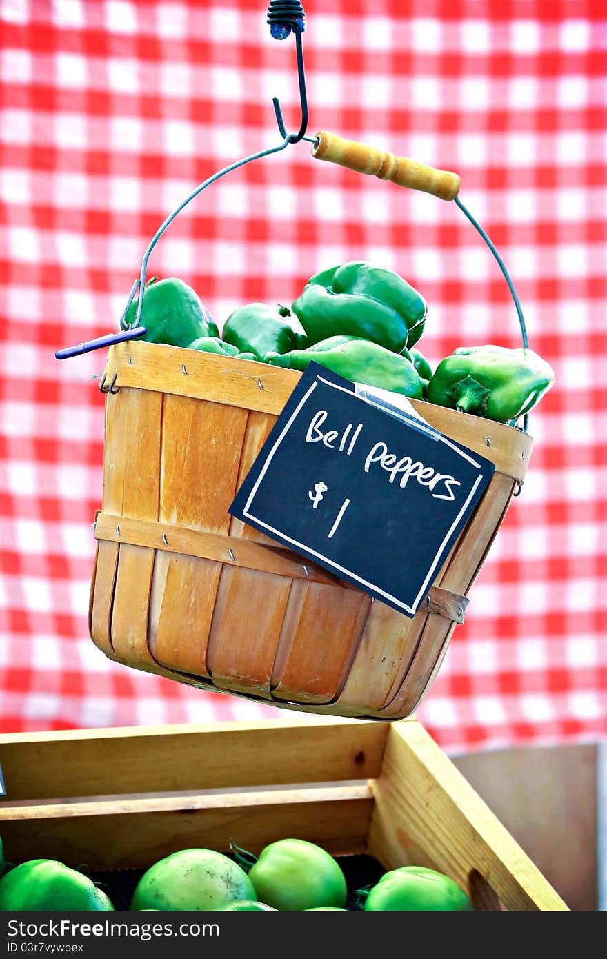 Hanging Pepper Basket