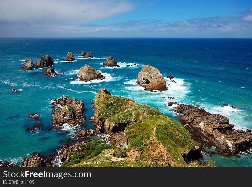 The rocks by the sea. The rocks by the sea