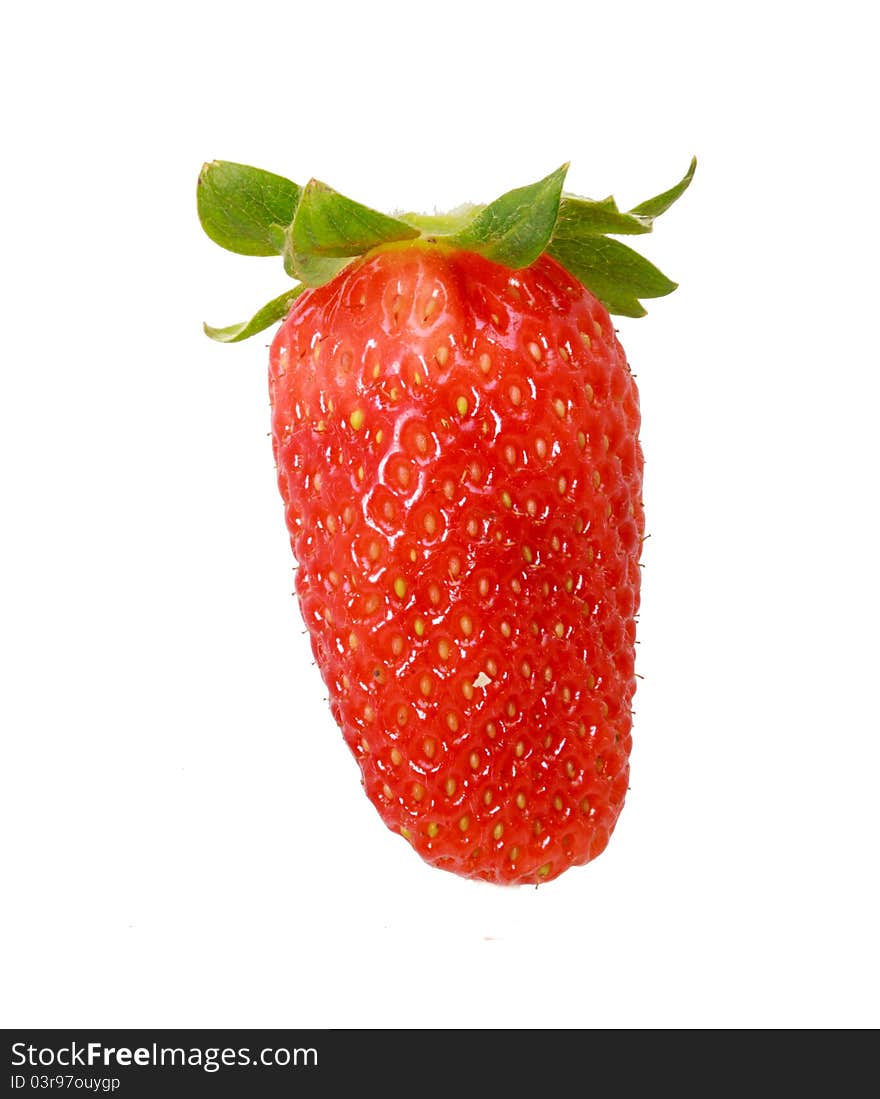 Strawberry isolated on a white background.