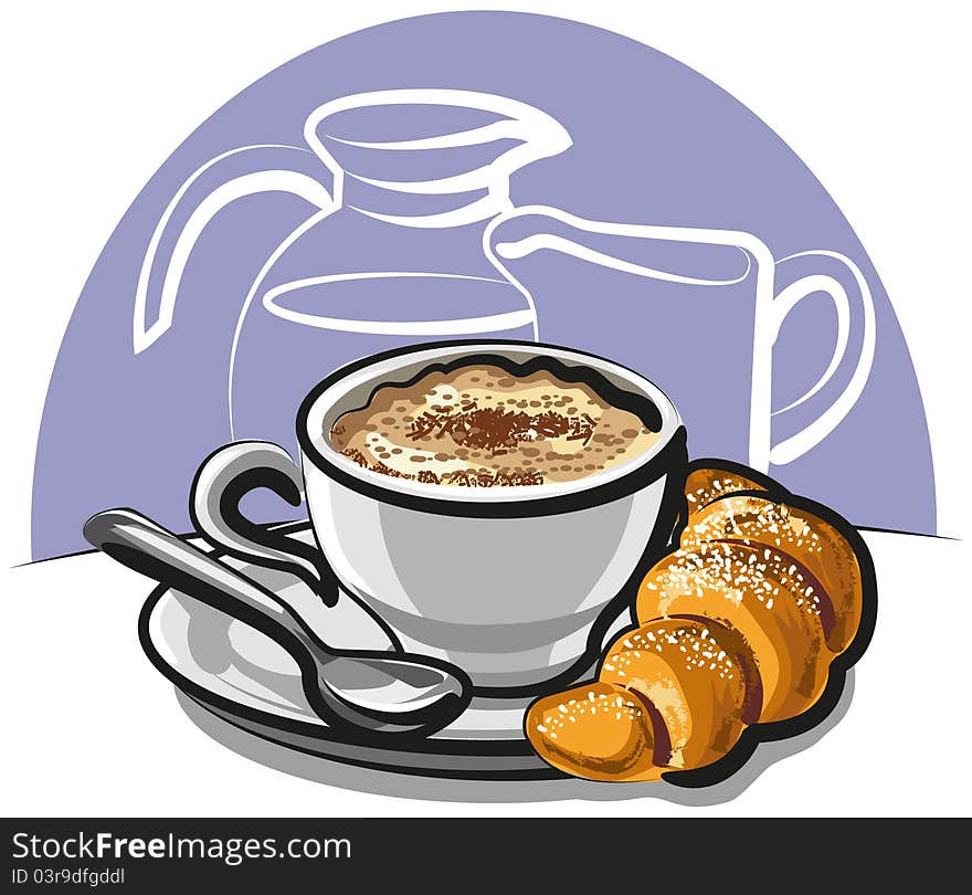 Cappuccino With Croissant