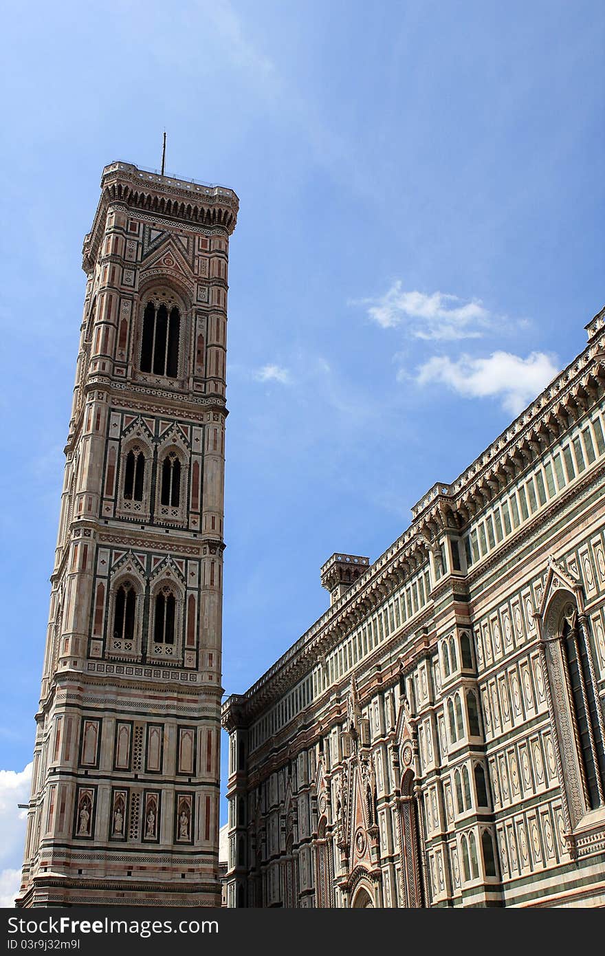 Tower of Florence Cathedral - The Basilica di Santa Maria del Fiore, Italy