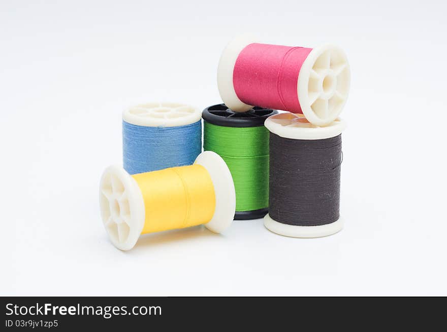 Spools of thread