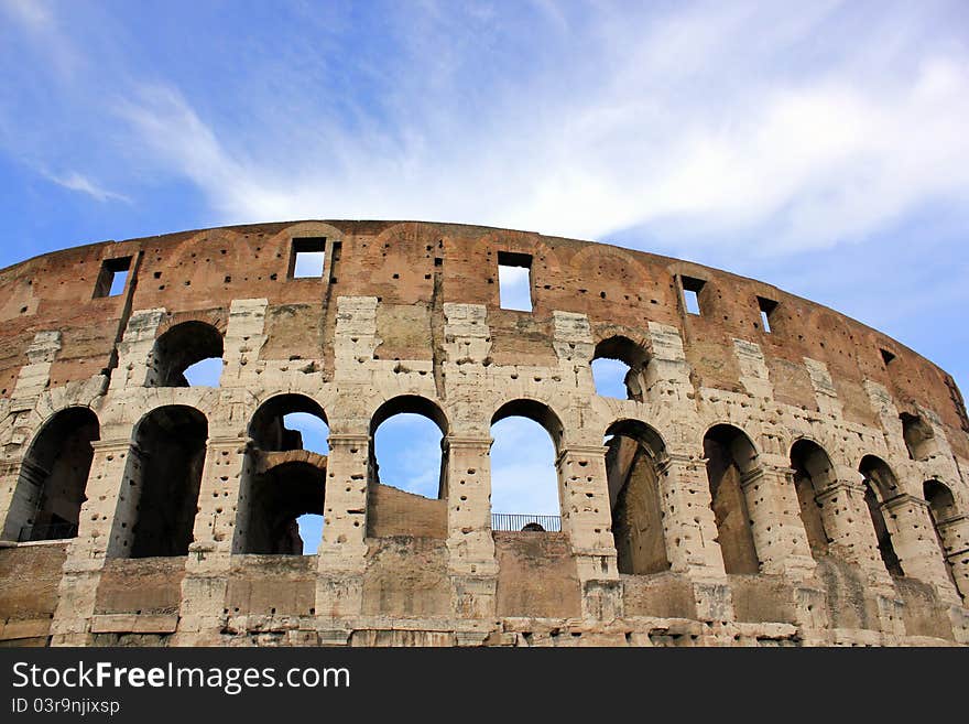 Famous arena in Italy's capital. Famous arena in Italy's capital.