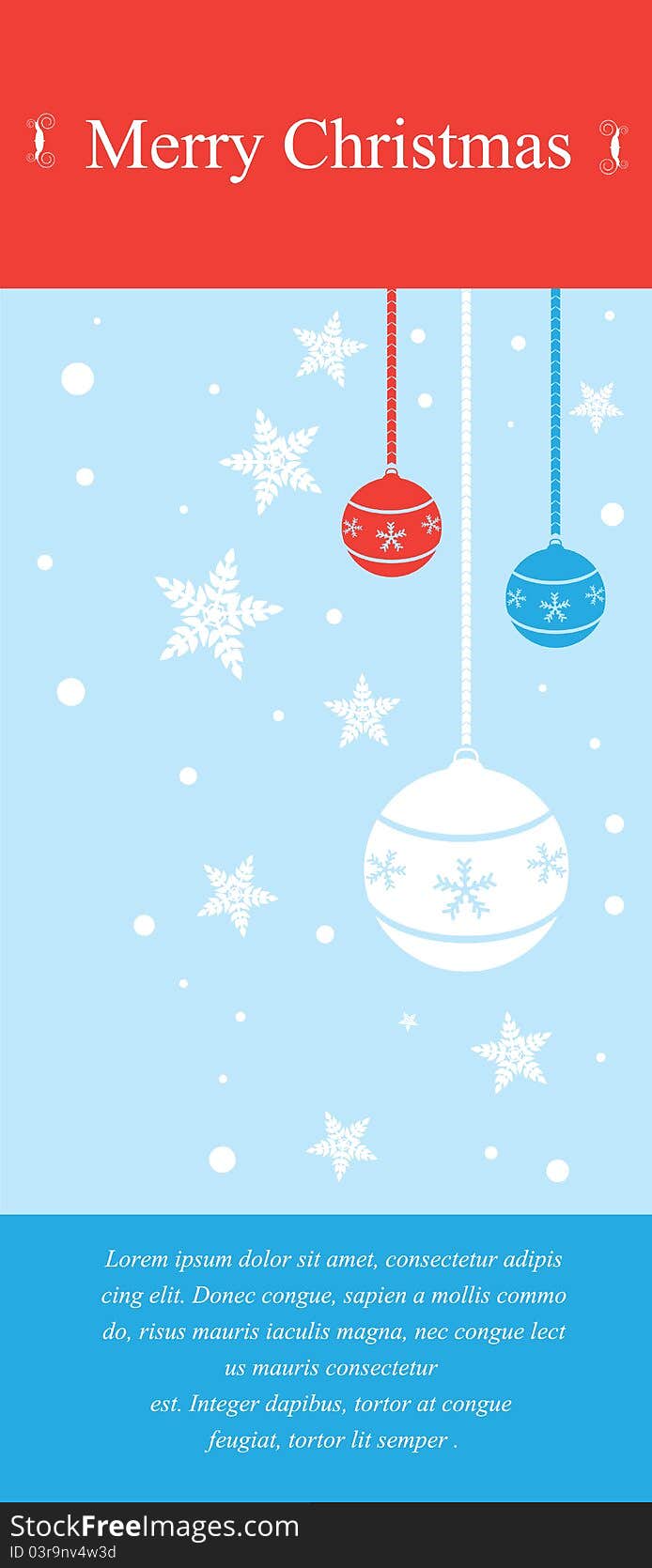 Abstract Christmas background. Xmas illustration.