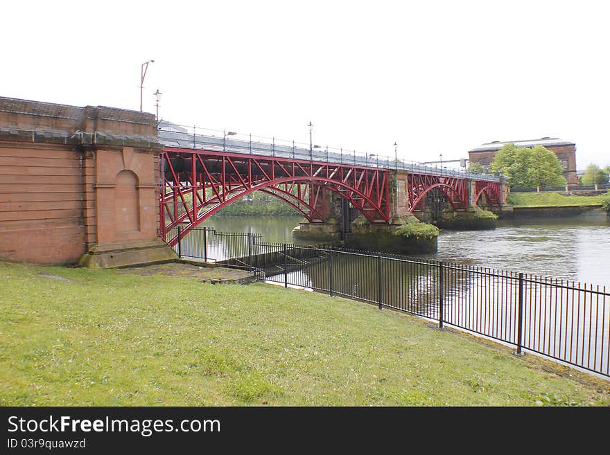 Weir And Pipe Bridge - 1901