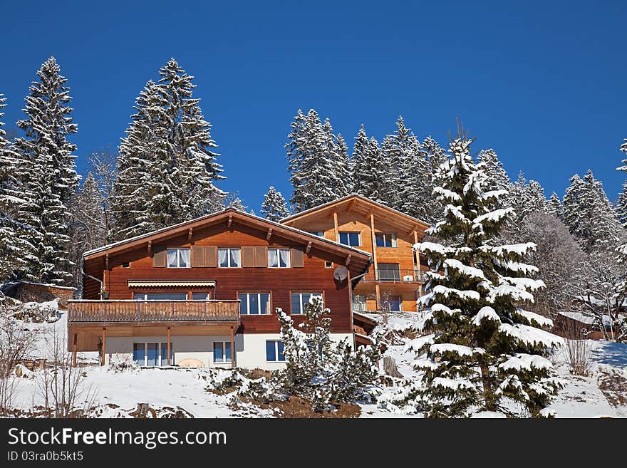 Winter in alps