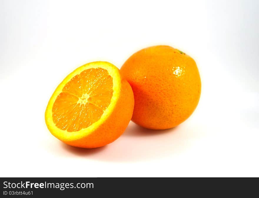 One and half oranges