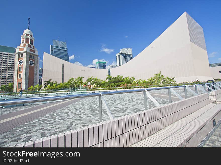 Clock Tower landmark in Hong Kong