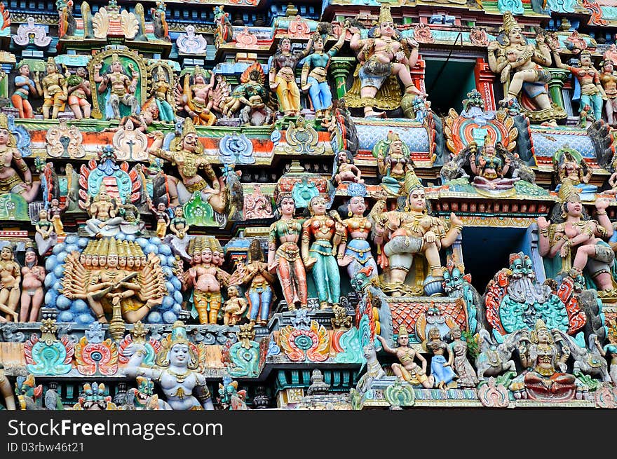 Ancient Shiva temple at Vaitheeswaran kovil in TamilNadu India. Ancient Shiva temple at Vaitheeswaran kovil in TamilNadu India