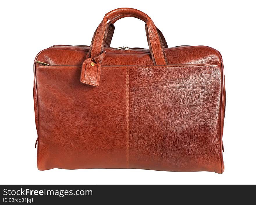 Brown men s hand bag