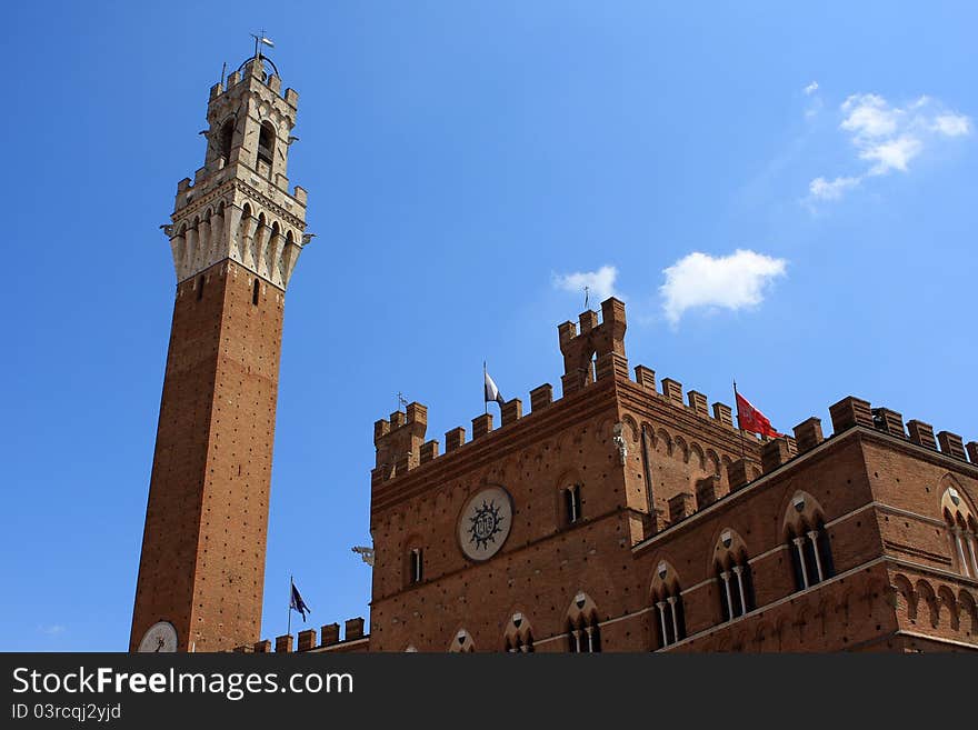 Torre del Mangia and Palazzo Pubblico, Siena