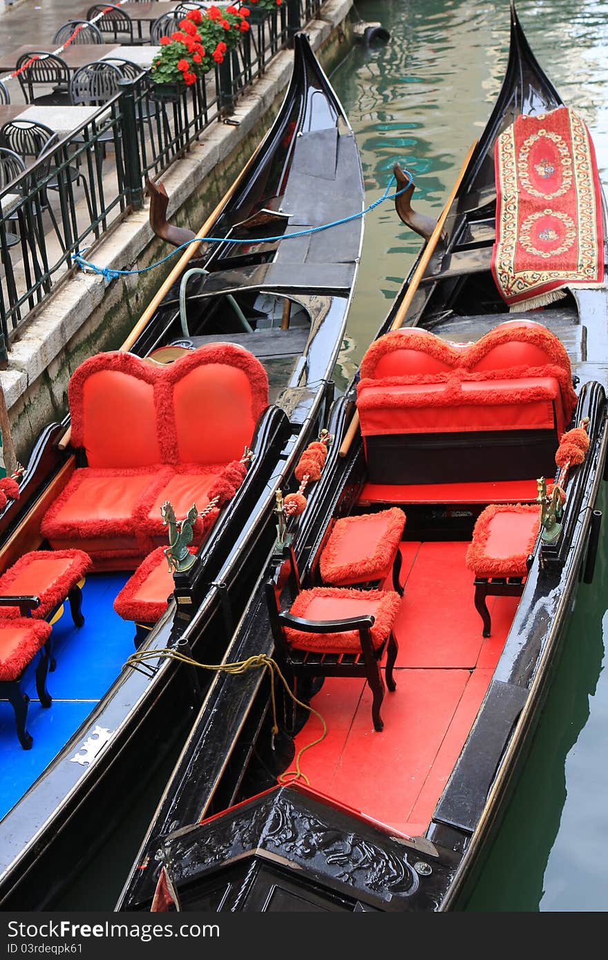 Couple Of Gondola, Venice