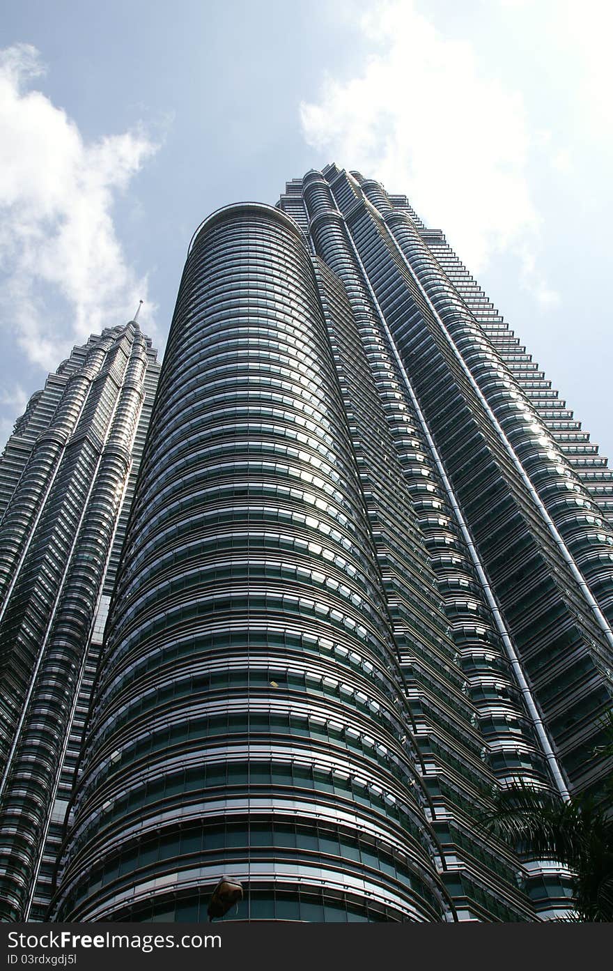 Twin Towers in Kuala Lumpur, the Tallest twin buildings in the world.