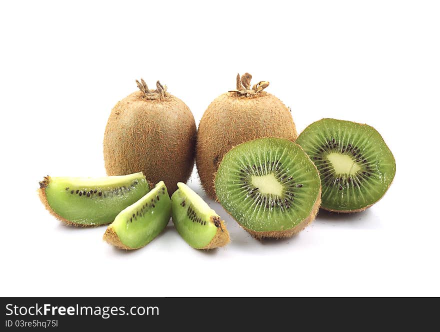 Fresh kiwi fruits