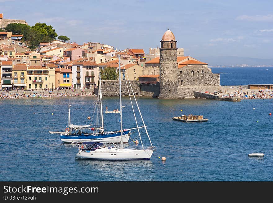 Great view of this village of france. Great view of this village of france.