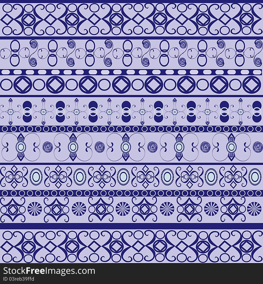 Vector seamless wallpaper pattern background