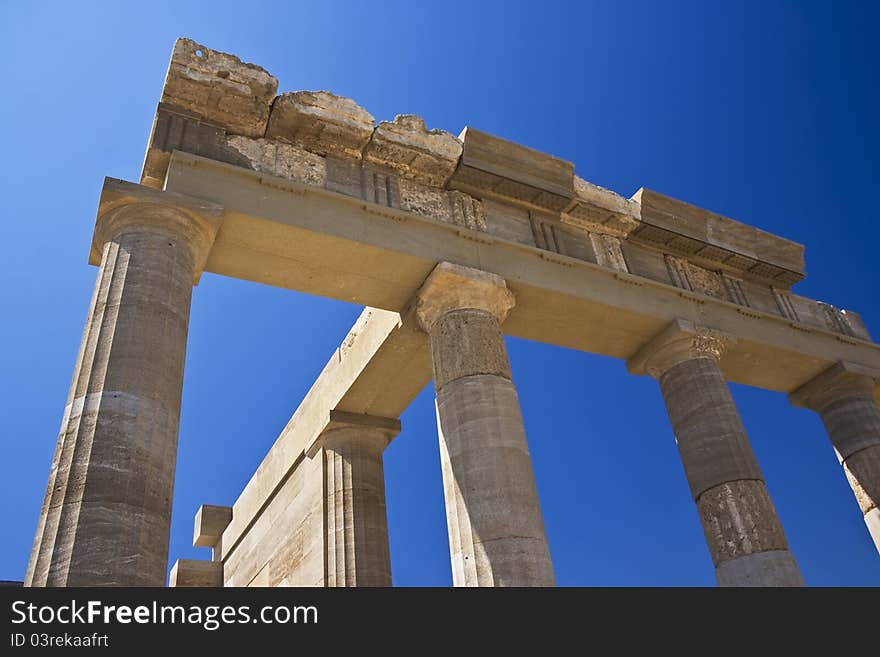 Ancient Temple Of Lindos